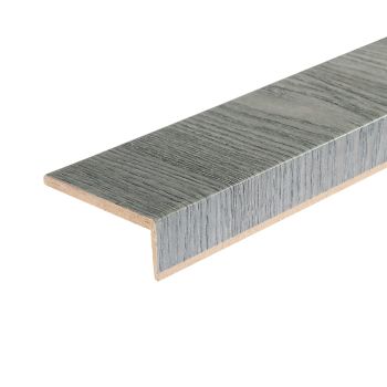 Наличник ПВХ телескопический ДУБ ГРЕЙ wood doors 70*2150мм Двери ГУД *10