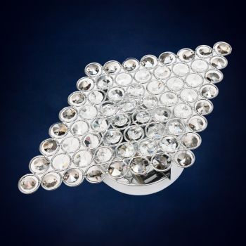 Бра Е1573/2W CH E27 2*40Вт (h-90,w-180,l-290)  VERNER LIGHTING *1
