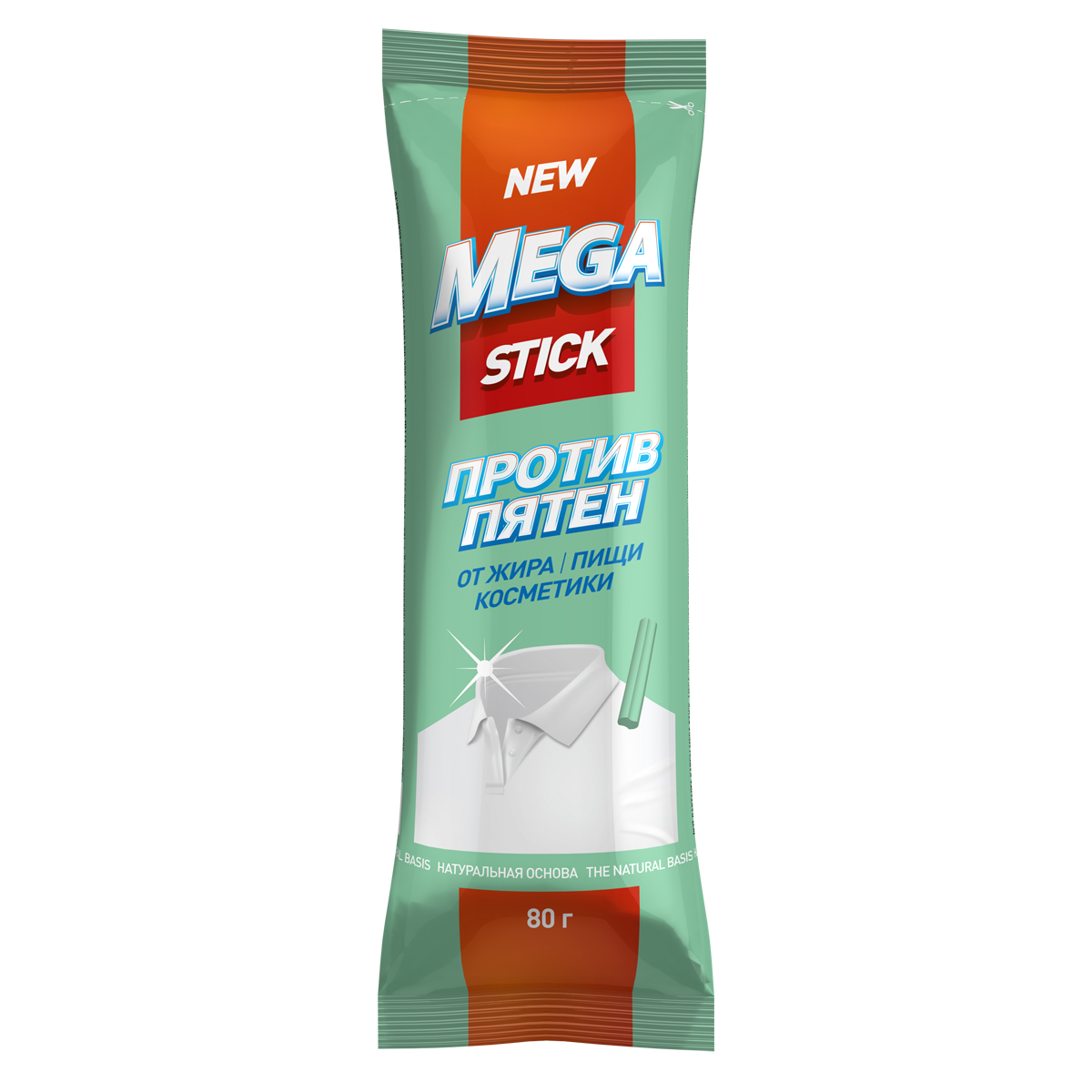 Пятновыводитель MEGA STICK против пятен (карандаш) 80 г *32