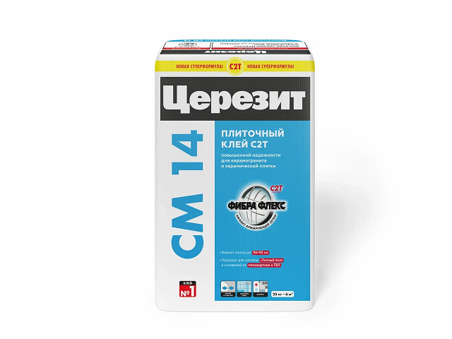 Клей для плитки СМ 14 Extra 25кг Церезит *1/48