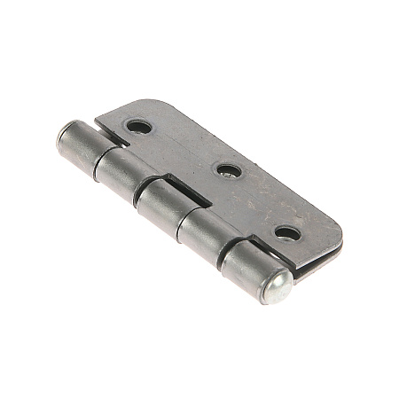 Петля накладная 60мм б/покрытия (комплект 2 шт+саморезы) ДомоСтрой *10/100