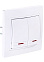 Выключатель "Intro Plano" СП 2кл. белый 10А-250В IP20 1-104-01 *10/200
