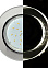 Светильник встраиваемый GX53 H4 LD5310 Ecola Glass Стекло Круг с подсв. хром SM53RNECH *10/30