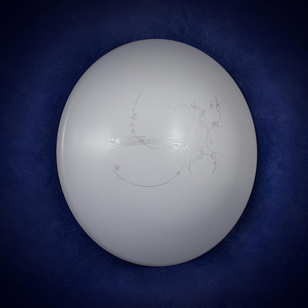 Светильник светодиодный акриловый 270мм 24W 8008/12W*2 010LED3 р.(теп.и хол.свет,смеш)б/пS=10м2VERNER LIGHTING *1/10