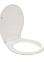 Сиденье для унитаза Milardo 430*377*42 полипропилен, белое 010PP00M31 *1/12