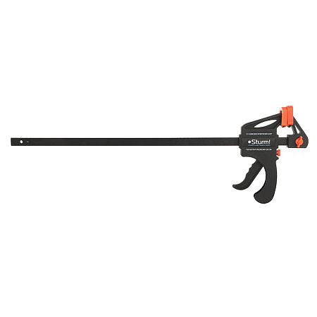 Струбцина пистолетная быстрозажимная 450*60мм STURM  1078-04-45   *1/6/24