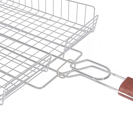 Решетка для "барбекю" Hot Pot универсальная глубокая 50 (+5)*25*25*4см  61338 *1/8 АНАЛОГ КС013