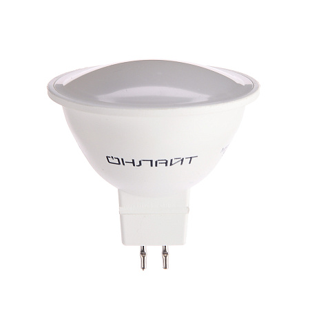 Лампа светодиодная 5W GU5,3 рефлектор 6,5К холодный MR16 ОНЛАЙТ 61133 *10/200