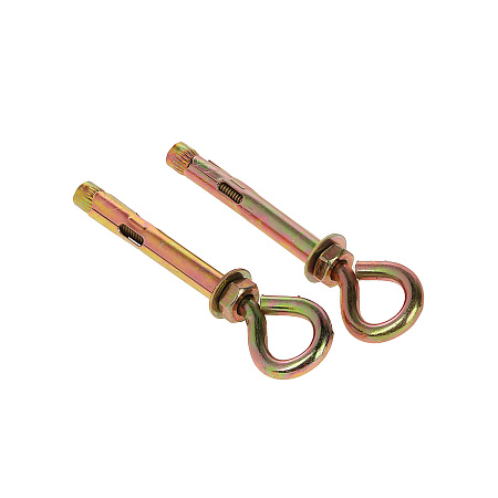 Анкерный болт 10х80 с кольцом М8 (2шт) пакет  BROZEX  *10/100