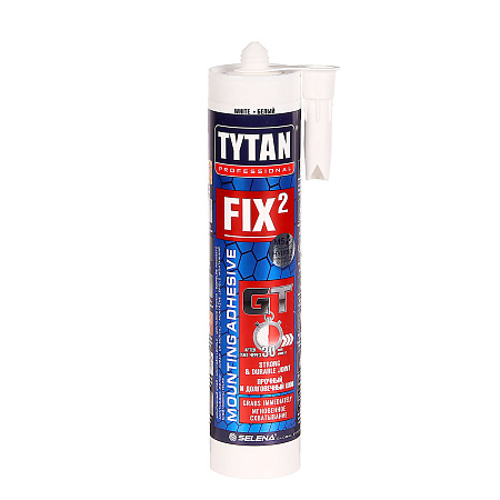 Жидкие гвозди сверхсильные гибридные 290мл белый Fix2 GT до -15С TYTAN  73891 *1/12