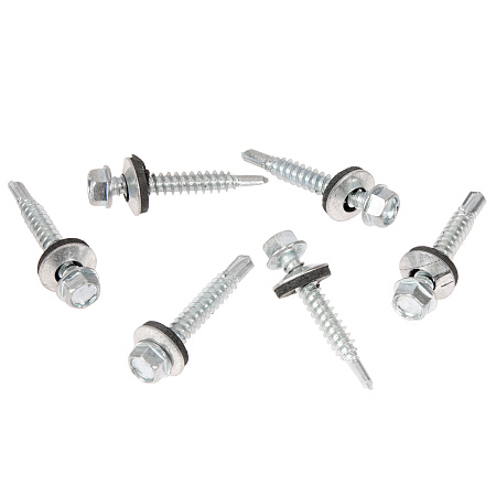 Саморезы кровельные BROZEX 5,5*32 цинк (10кг) промтара *10