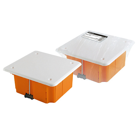 Коробка распаячная СП 92х92х45мм крышка, пл..лапки IP20  TDM SQ1403-1022 инд. штр-код *1/126