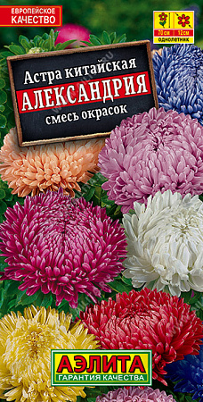 Семена Астра Александрия смесь 0,2гр Аэлита цв *10/200