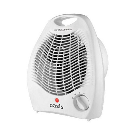 Тепловентилятор спираль 2000Вт Оазис SD-20R 3 реж, рег.термостат.защит.от перегрева *1/8