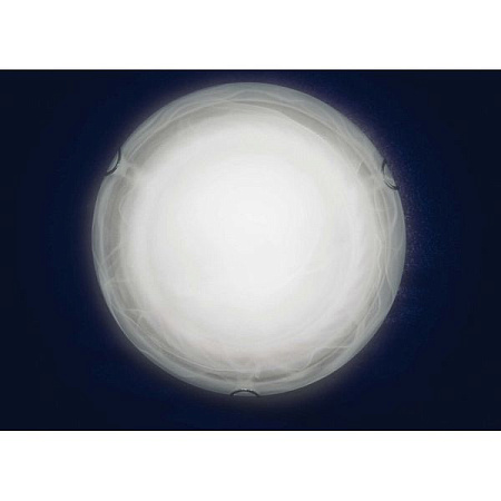 Светильник настенно-потолочный  стекло FX5019/12'' белый  LED   (h=90, диам 300 ) 8кв.м.