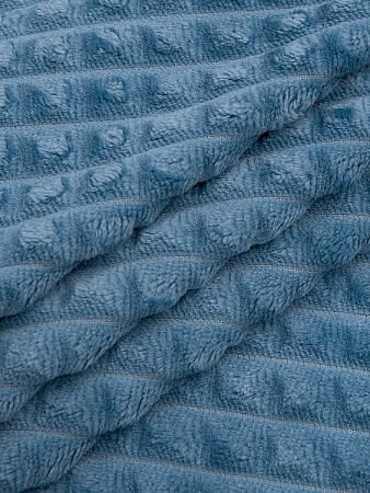 Плед 200*220см фланель кубики лёгкий синийYLS FNQL BL7 034/2022 NC Absolute *1