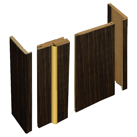Коробка ПВХ телескопическая КЕДР Венге 80*2050мм с УПЛОТНИТЕЛЕМ BROZEX-WOOD *2