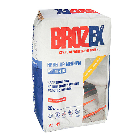 Ровнитель для пола NF-415 Нивелир Медиум 20кг BROZEX *1/56