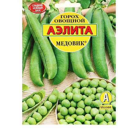 Семена Горох Медовик 25гр Аэлита цв автор *5/500