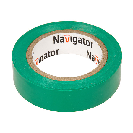 Изолента ПВХ 15мм х 10м ЗЕЛЕНАЯ Navigator 71232 *10/300