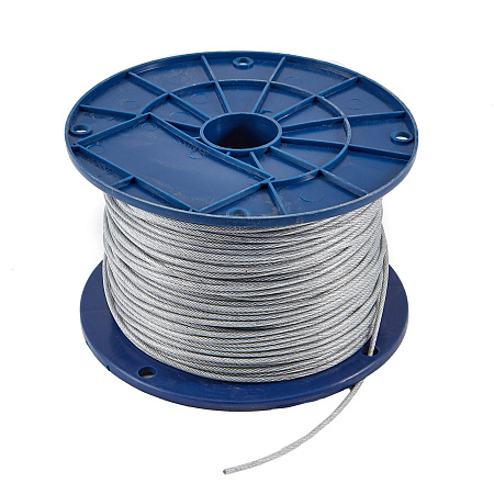 Трос стальной в оплетке 2/3мм DIN3055 (200м) *200