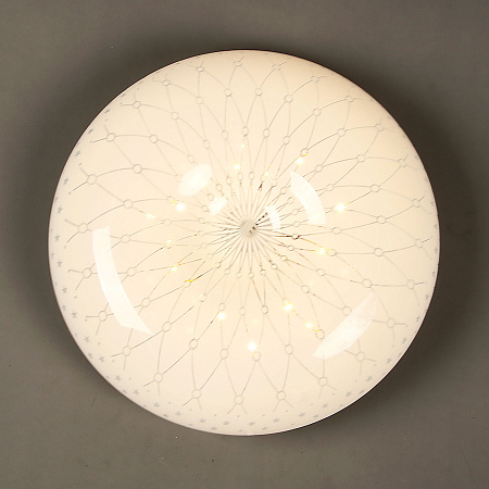Светильник светодиодный акриловый 270мм 24W 8013/12W*2 3122 LED 3 р(т.и хол.свет,смеш)б/пS=10м2*1/10