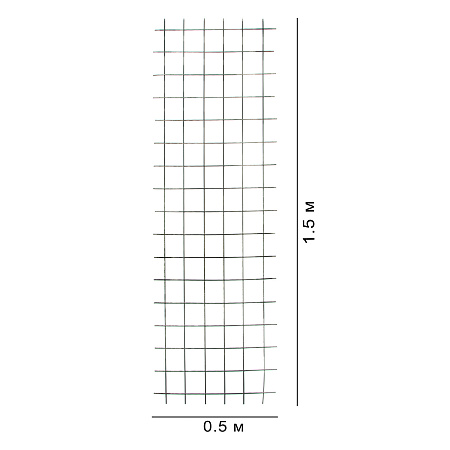 Сетка кладочная ТУ 50*50-3,5 (0,5*1,5м ±60мм 50*50мм ±35мм 6*17 прутков сделано по ТУ) *10/600