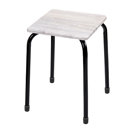 Табурет с жестким квадр.сидением, металл.опоры с dтруб 22мм "Комфорт 2" цвета:"микс" ТКМ2 "Ника" *5