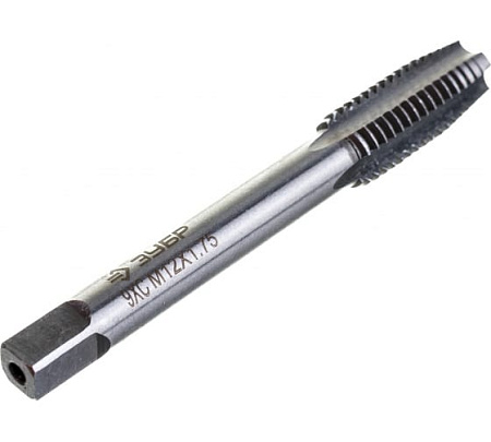 Метчик ручной М12х1,75мм, сталь 9ХС ЗУБР *1/60