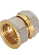 Муфта переходная 16х1/2"(Ø15) цанга/мама CTM CCF01612 (аналог ЗХ120) *10/200