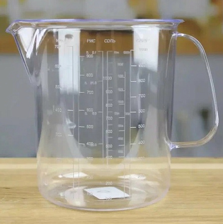 Кружка мерная пластм. 1,0л арт.116 (Полимербыт) *1/36