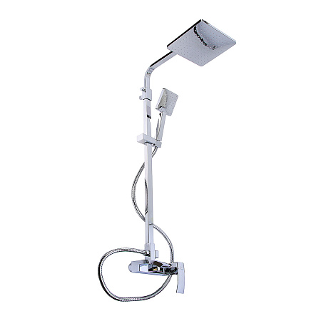 Смеситель д/ванны со стойкой для душа + ручной душ Diadonna D80335103 *1/4