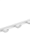 Крючок на планке 4 шт. белый SHEVANIK SG5641C *1/30