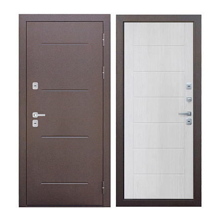 Дверь металлическая 11 см ISOTERMA Медный антик Астана Милки 960х2050 ПРАВАЯ ТЕРМОРАЗРЫВ *1