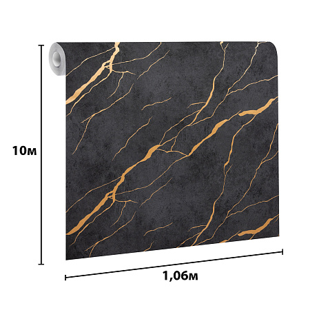 Обои флиз "Home Color" Rich Potal (черн.) HC72604-44 1,06*10м*1/8