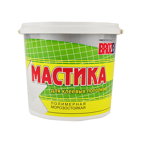 Мастика для клеевых потолков 1,5 кг BROZEX  *12/432