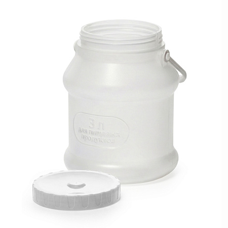 Бидон пластм. 3,0л "Просперо" Прозрач. С925П "Мартика" *1/16