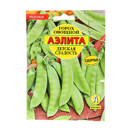 Семена Горох Детская сладость 25гр Аэлита цв автор *10/500