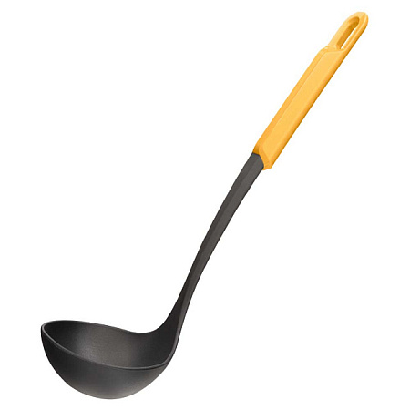 Ложка разливательная-половник "Fiesta" дл.330мм Желтый арт.434279906 ("Бытпласт") *1/12