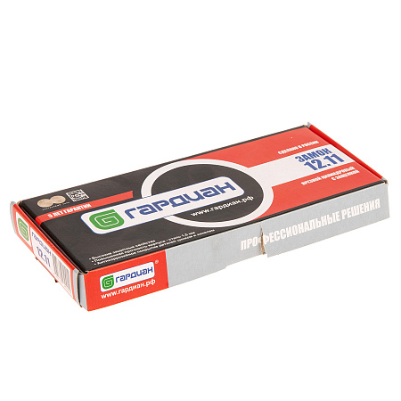 Замок врезной КОРПУС 85мм цил.механизм, хром 1211 Гардиан *1/15