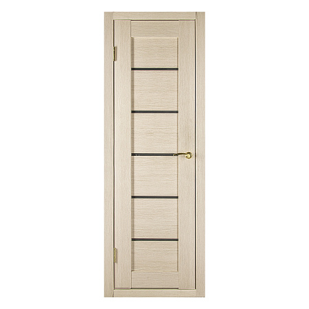 Дверь межкомнатная остеклённая ЦАРГИ COMFORT-2 Лиственница КАПУЧИНО 3D 800мм BROZEX-WOOD  *1