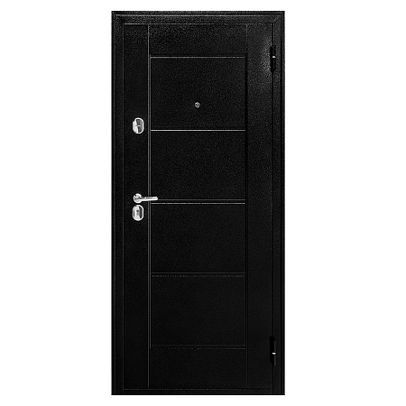 Дверь металлическая 7 см модель 75 Антик тёмно-коричневый/Бук светлый 960х2050 ПРАВАЯ Форпост *1