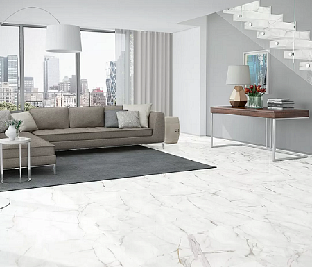 Керамогранит Natura White белый  матовый 600*600*9,5 (0,36*4=1,44*32) Zerde Казахстан *46,08 АКЦИЯ