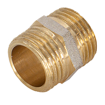 Ниппель 1/2"(Ø15) П/П  CTM CRNM0012 *10/300