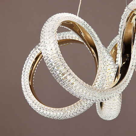 Люстра 9232/140W Gold  530 мм 3 реж., пульт S=20м2  VERNER LIGHTING *1