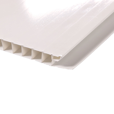 Панель ПВХ Белая глянцевая 0,25*2,7м толщина 10мм Европласт *10