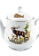 Чайник заварочный фарфор. "Rococo" "Охота" 1,1л OMD1051-Рококо-27 "Ćmielów" (Польша) *1/6