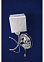 Бра N0138/1W  СН    Лед      1*60W E27  220V  (h=280, w=140, l=140)   VERNER LIGHTING *1
