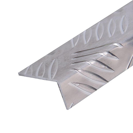Угол рифленый из алюминиевого листа Квинтет 40*20*1000мм Укв 01.500 без покрытия Лука *5/40