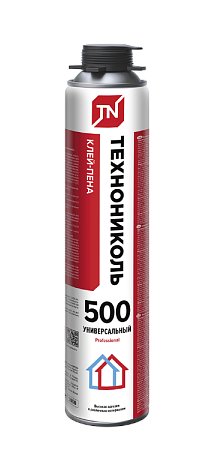 Клей-пена монтажная профес. "Технониколь"500 универсальная до +0С 740гр/1000мл  *12